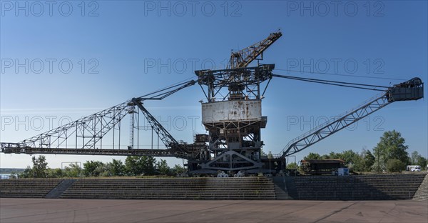 Old lignite excavators in Ferropolis