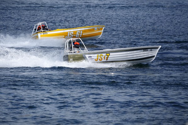 Boat racing on the Saint Lawrence River