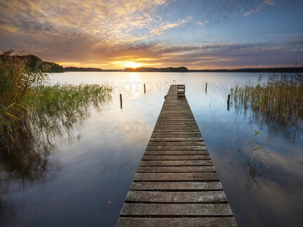 Sunset at Grosser Lychensee