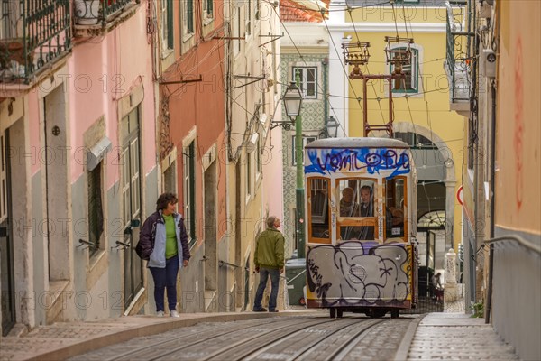 Funicular railway Ascensor da Bica