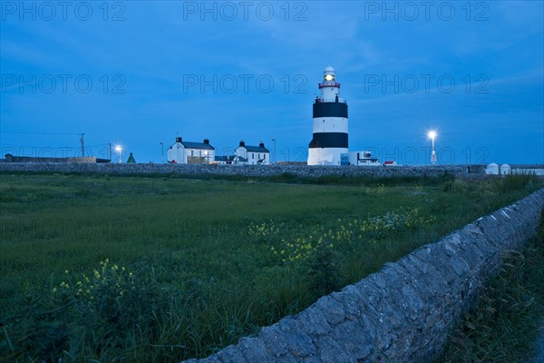 Hook Head Lighthouse at night