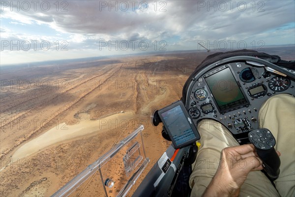 Cockpit of an aircraft