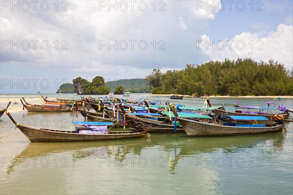 Fishing boats at Ao Nang Beach