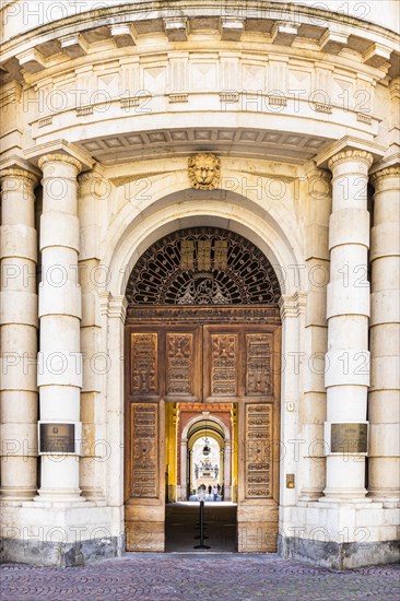 Entrance gate to Palazzo Carignano