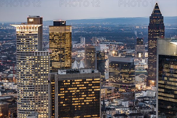 View over Frankfurt