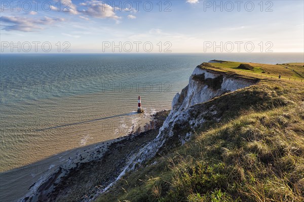 Chalk Coast with View of Beachy Head Lighthouse