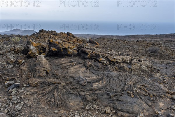 Typical volcanic landscape near La Restinga