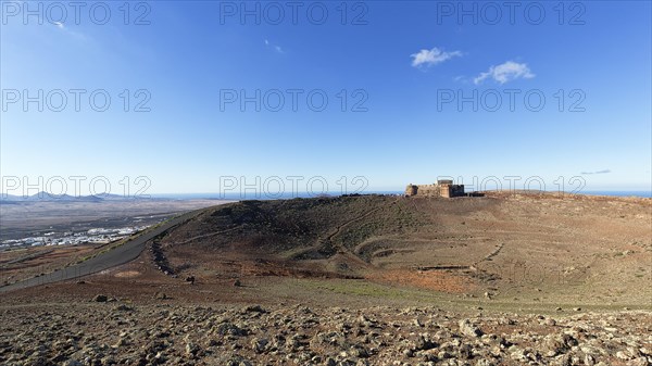 View of the Castillo de Santa Barbara and the Caldera