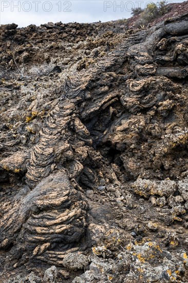 Typical volcanic landscape near La Restinga