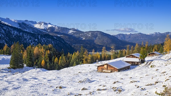 Kotalm Niederleger with snow in late autumn