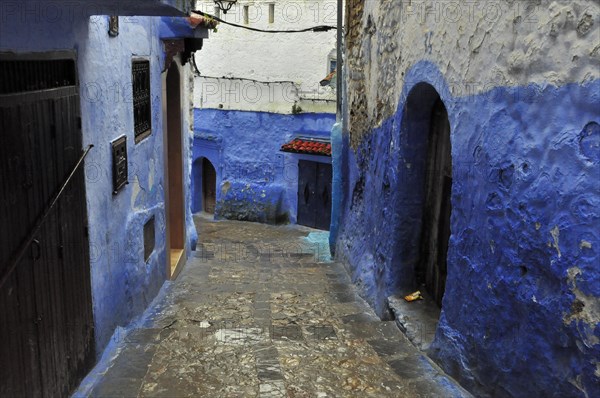 Blue alleys in Blue City Chefchaouen