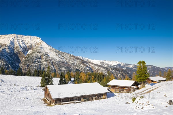 Kotalm Niederleger with snow in late autumn