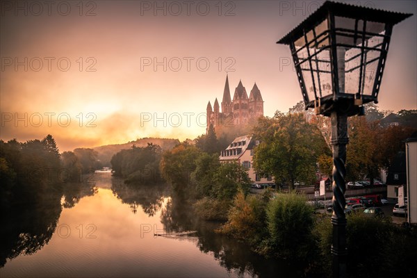 Late Romanesque and early Gothic Limburg Cathedral of Saint George or Georgsdom over the Lahn