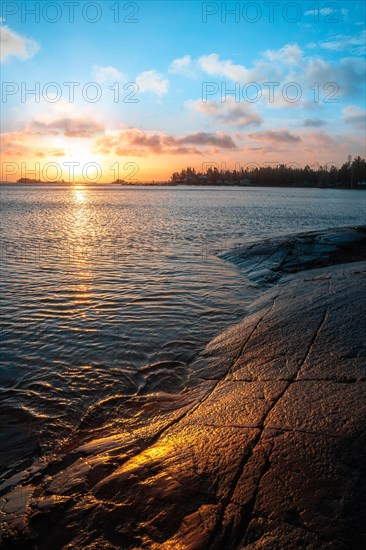 Sunrise on the beach at Vita Sandar