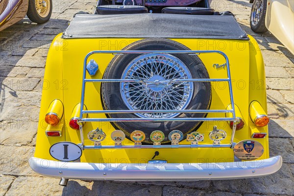 Vintage MG Morgan at Portofino Harbour