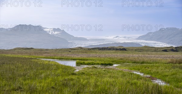 Kverkfjoell glacier tongue on Vatnajoekull glacier