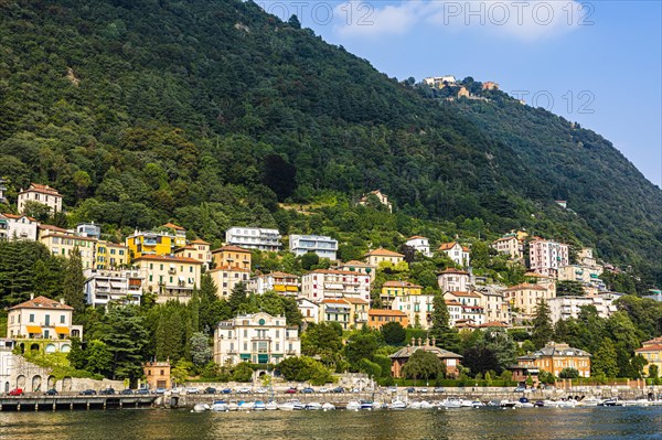 The village of Colonno on the shores of Lake Como