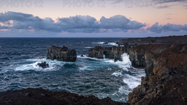 Sunset on the cliff