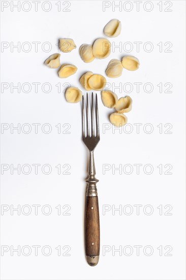 Orecchiette with fork