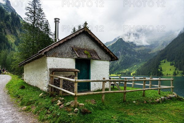 Small mountain hut at Vilsalpsee