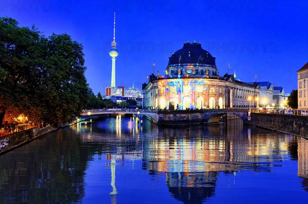 Bode Museum during the Festival of Lights