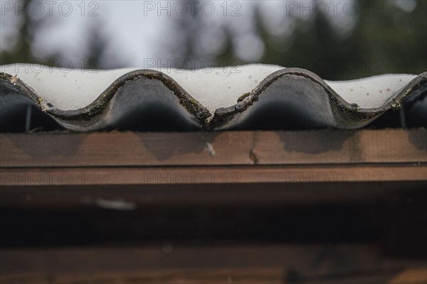 Corrugated iron roof