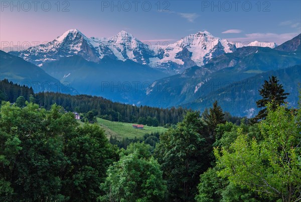 Eiger triumvirate with the Eiger North Face