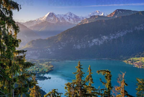 Eiger triumvirate with the Eiger north face