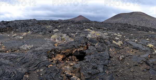 Typical volcanic landscape near La Restinga