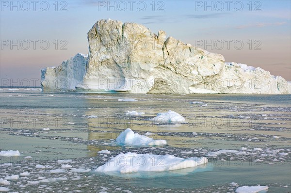 Giant icebergs in July
