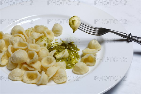 Orecchiette with pesto