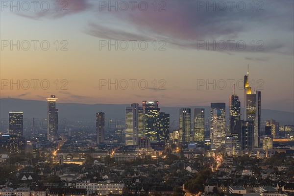 View over Frankfurt