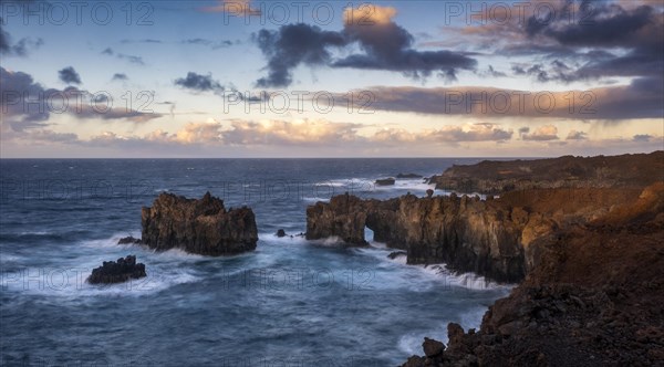 Sunset on the cliff