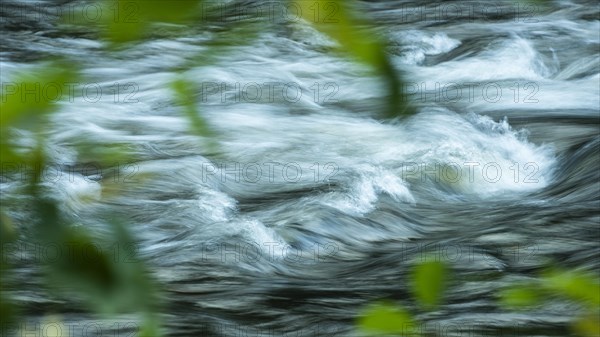 River Bode in the autumnal Harz Mountains