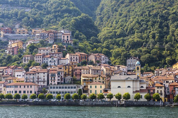 The village of Colonno on the shores of Lake Como