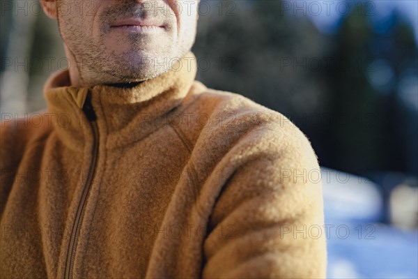 Man with three-day beard