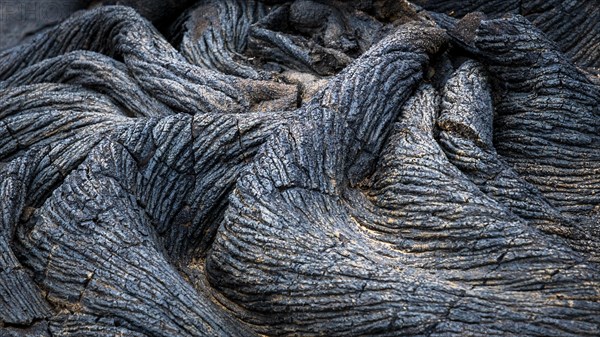 Pahoehoe lava