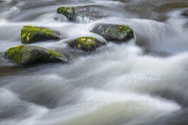 River Bode in the autumnal Harz Mountains