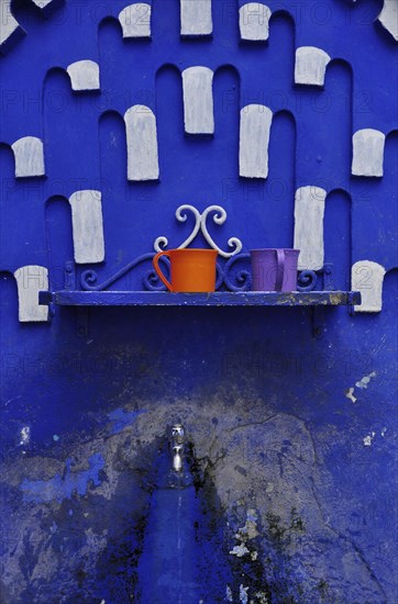 Cups at public fountain