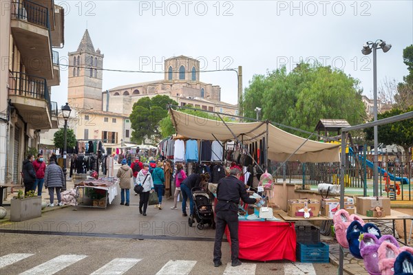 Market stalls