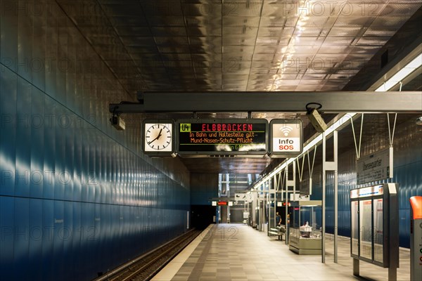 The Ueberseequartier railway station in Hamburg's Hafencity