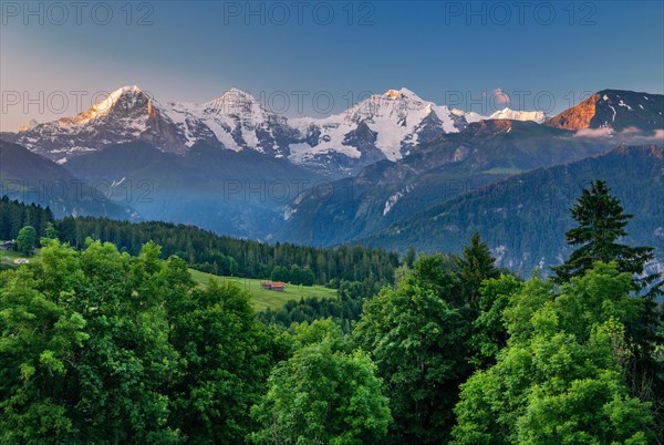 Eiger triumvirate with the Eiger North Face