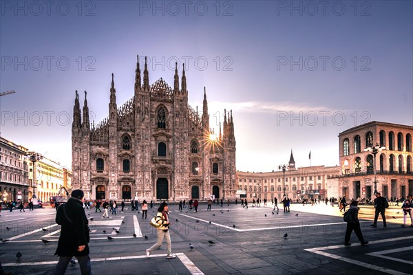 Milan Cathedral in the golden hour