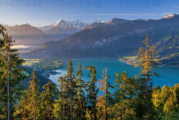 Eiger triumvirate with the Eiger north face