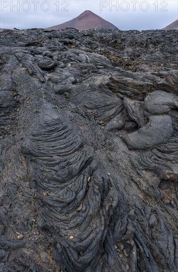 Typical volcanic landscape near La Restinga