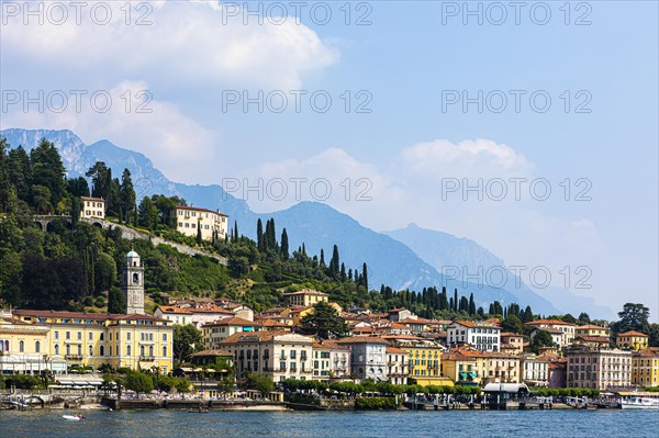 The village of Bellagio on the shores of Lake Como