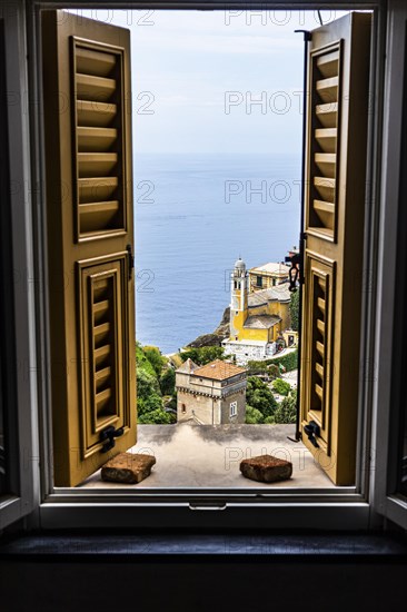 View from Brown Castle of the Church of San Giorgio