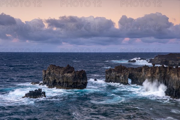 Sunset on the cliff