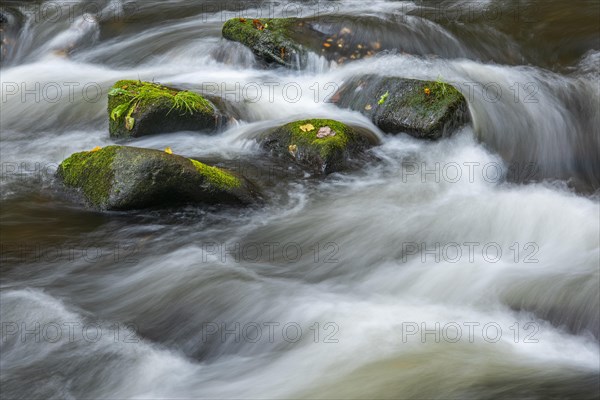 River Bode in the autumnal Harz Mountains