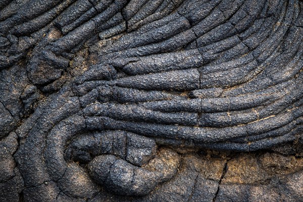 Pahoehoe lava